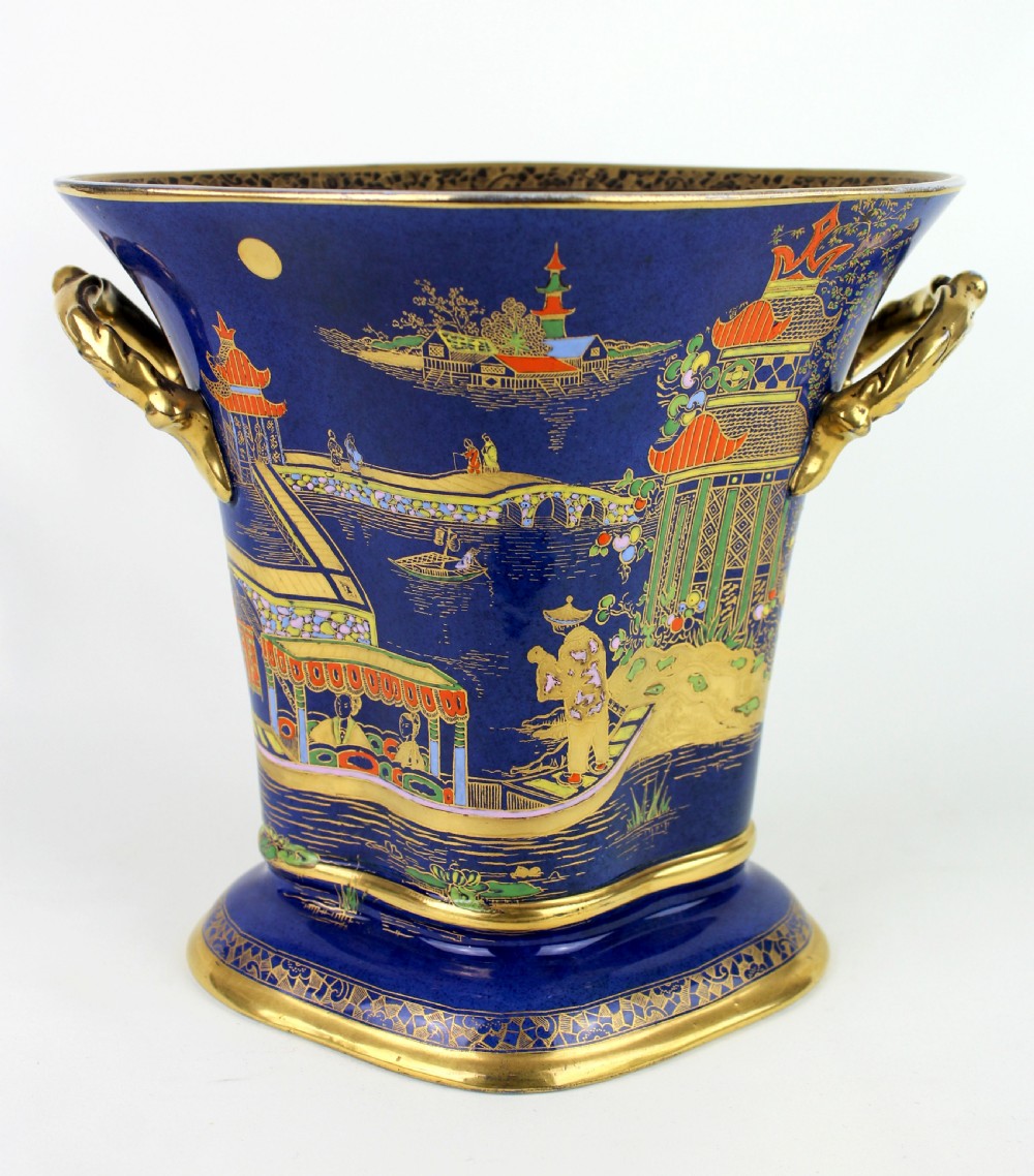 Art Deco Carlton Ware twin handled vase
