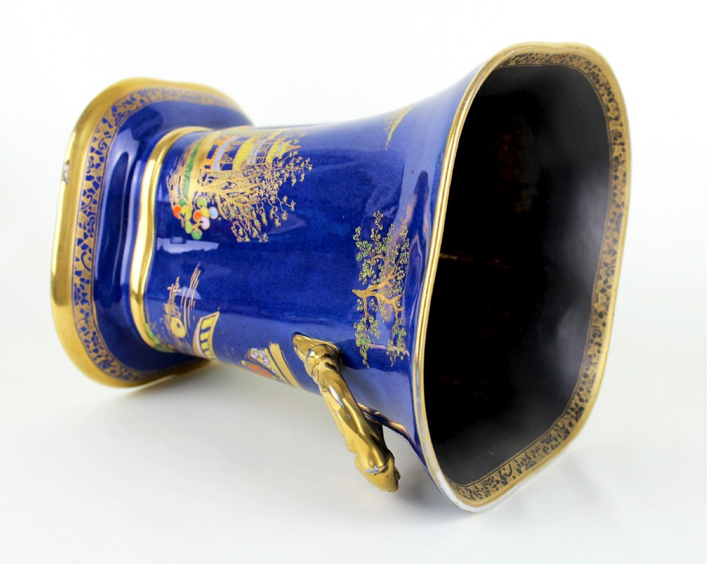 Art Deco Carlton Ware twin handled vase View V