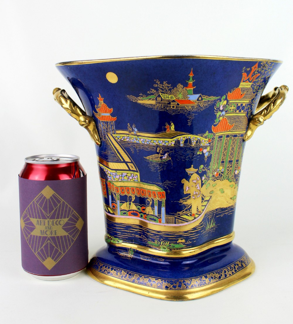 Art Deco Carlton Ware twin handled vase View VII