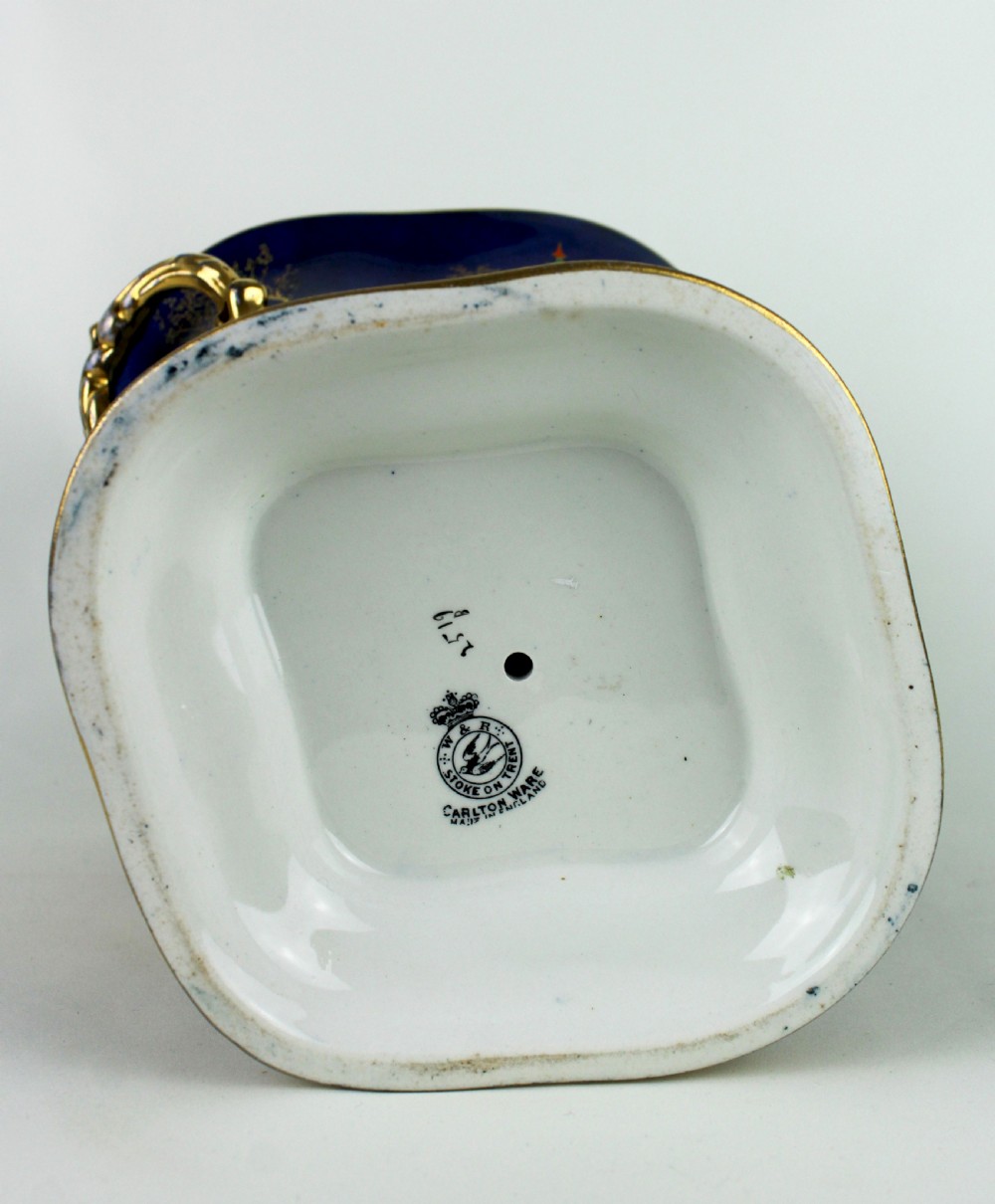 Art Deco Carlton Ware twin handled vase View VIII