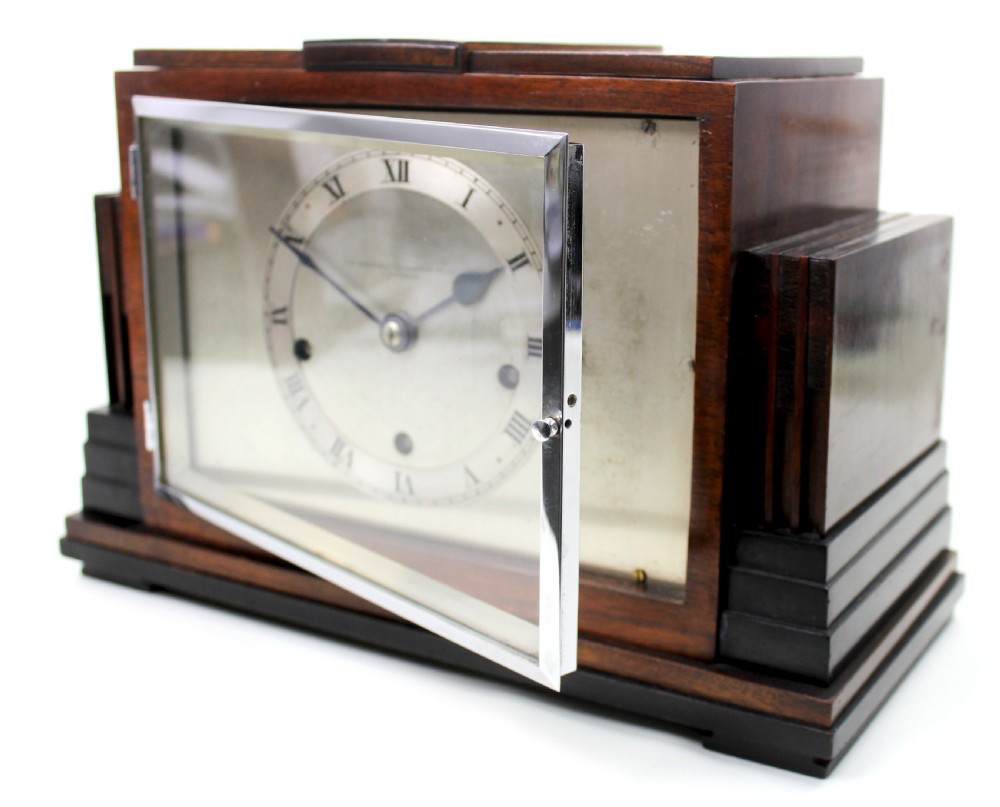 Art Deco Mantel Clock by The Sheffield Goldsmiths Co View IV