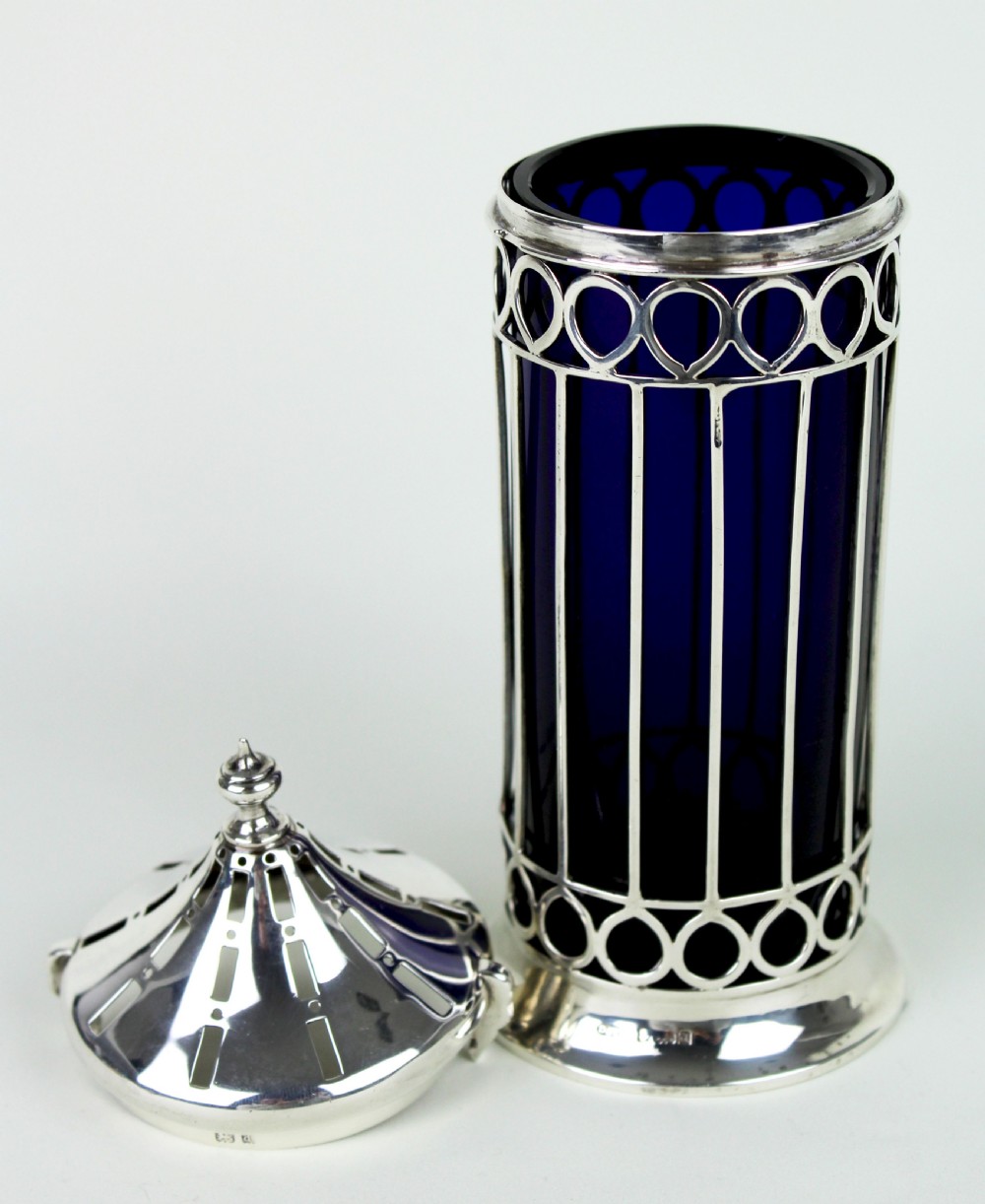 Edwardian Silver Sugar Caster 1903 View II