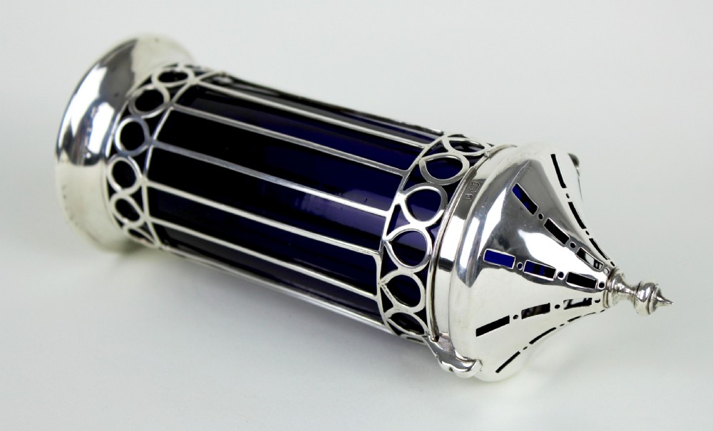 Edwardian Silver Sugar Caster 1903 View IV