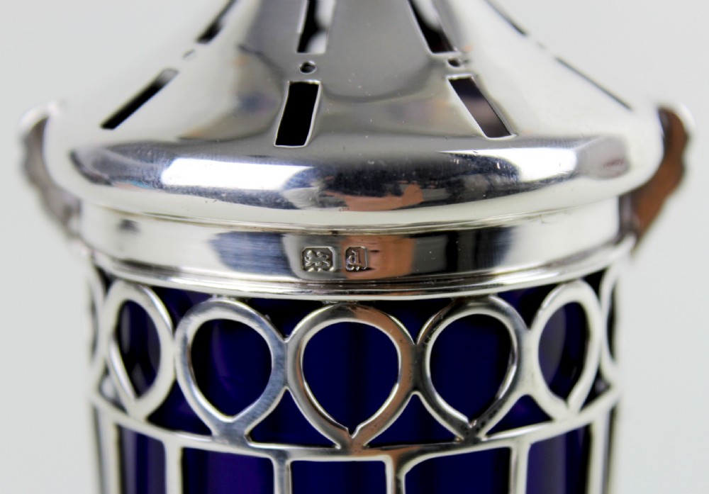 Edwardian Silver Sugar Caster 1903 View VI