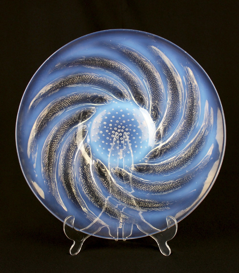 René Lalique 'Poissons No 1' plate