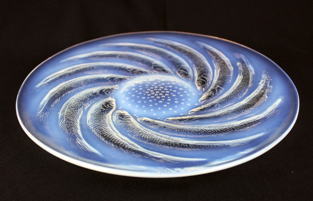 René Lalique 'Poissons No 1' plate View II