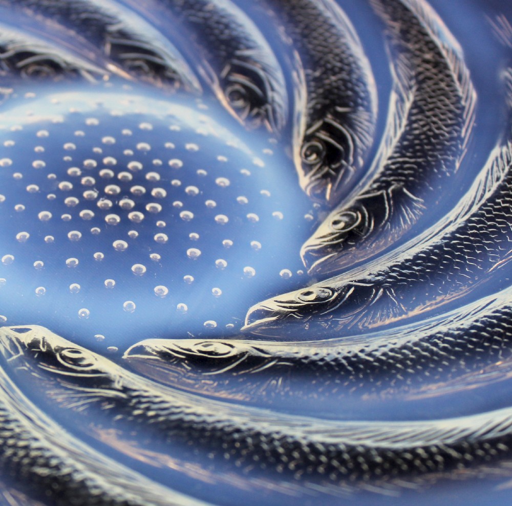 René Lalique 'Poissons No 1' plate View V