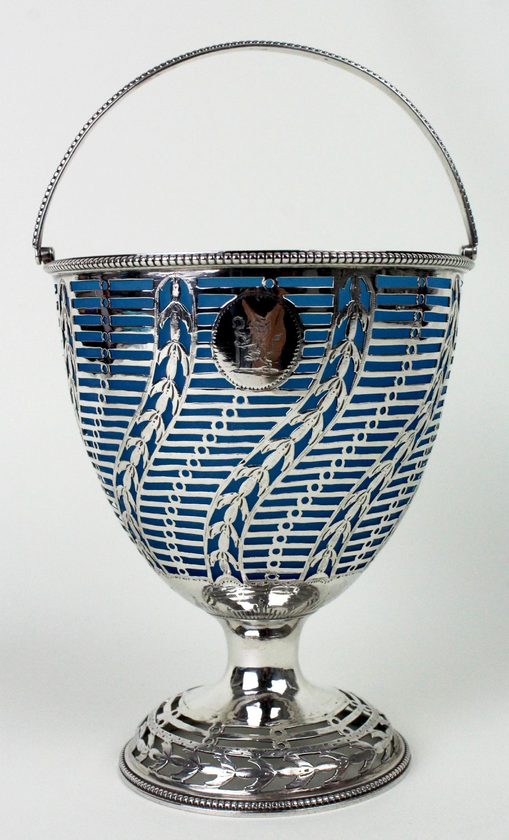 George 111 Silver Sugar Basket by Hester Bateman View II