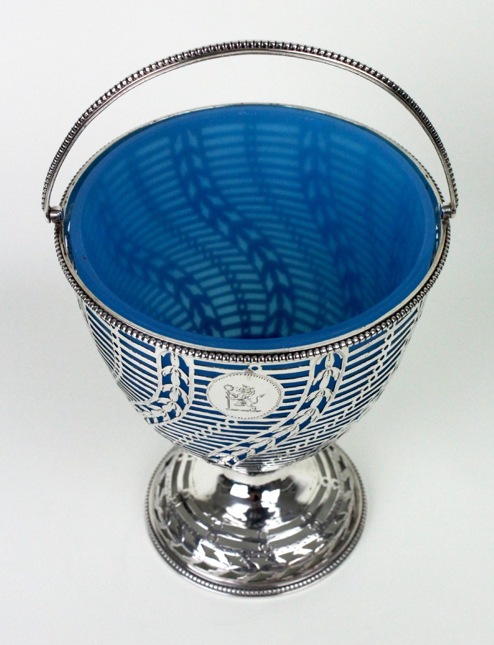 George 111 Silver Sugar Basket by Hester Bateman View III