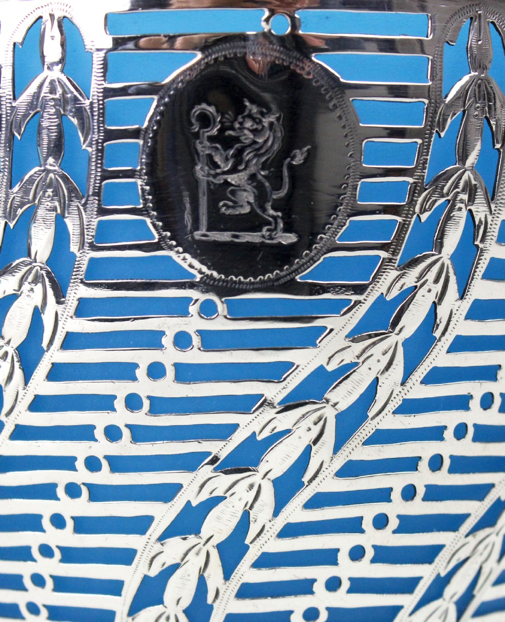 George 111 Silver Sugar Basket by Hester Bateman View IV
