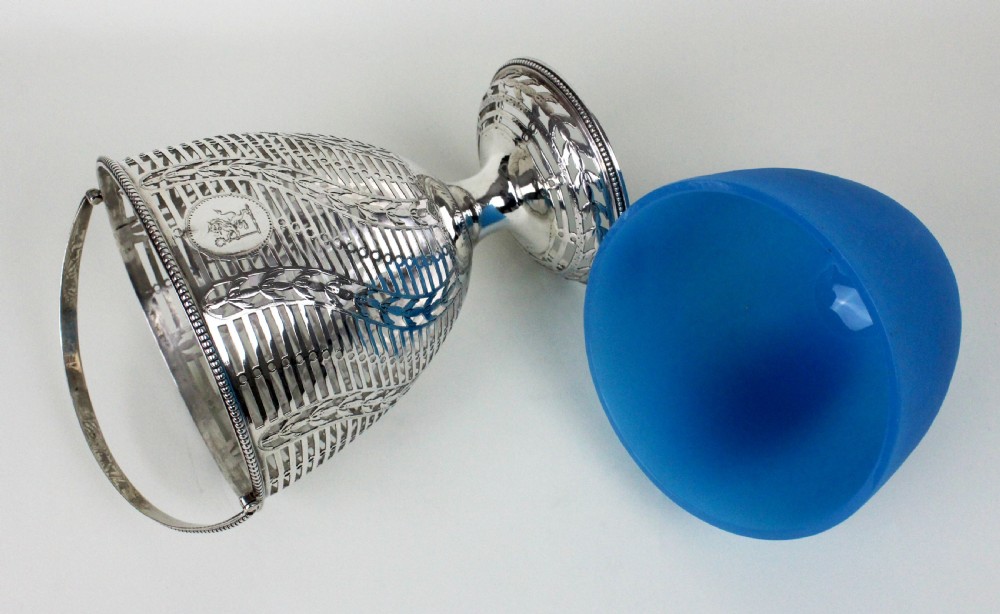 George 111 Silver Sugar Basket by Hester Bateman View VI