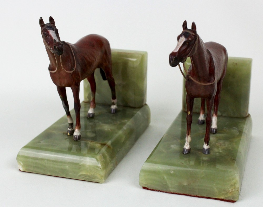 Bronze Viennese Horse Bookends