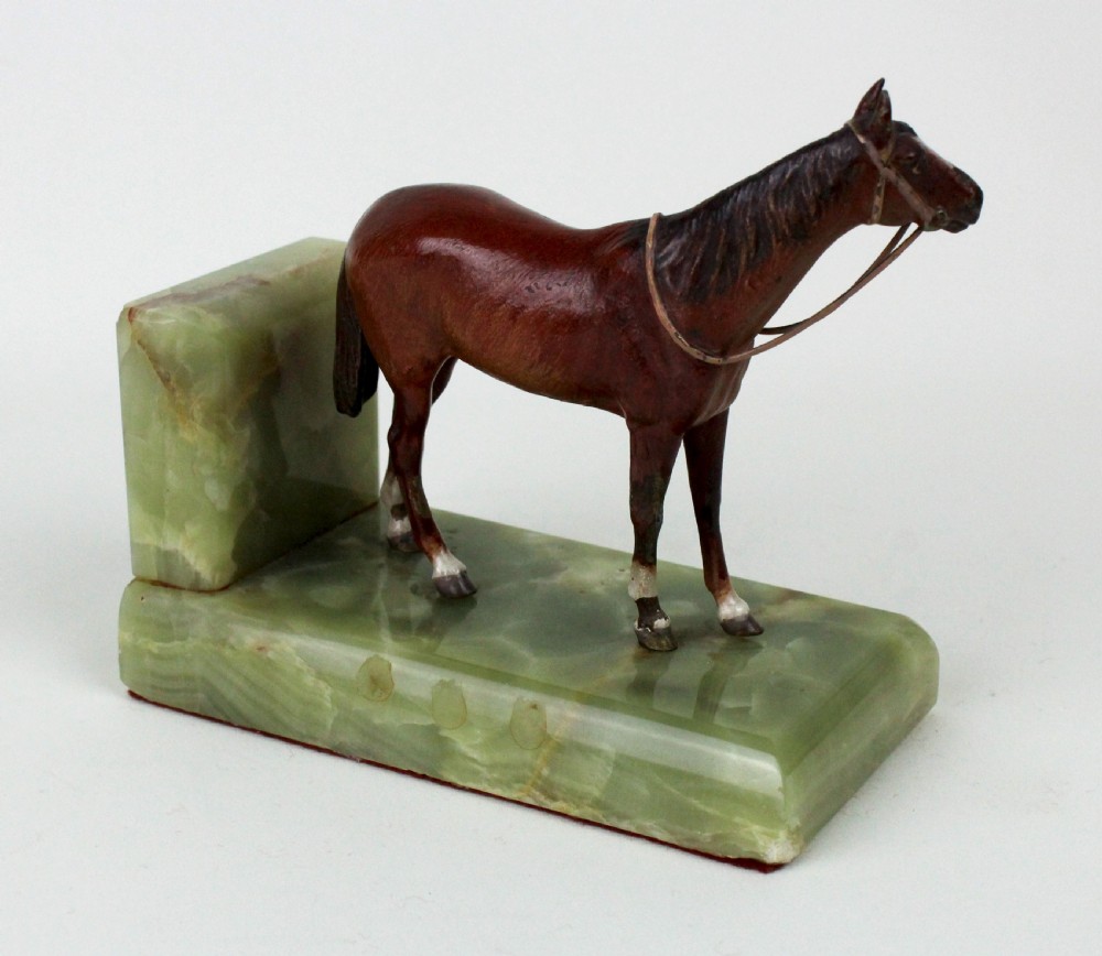 Bronze Viennese Horse Bookends View V
