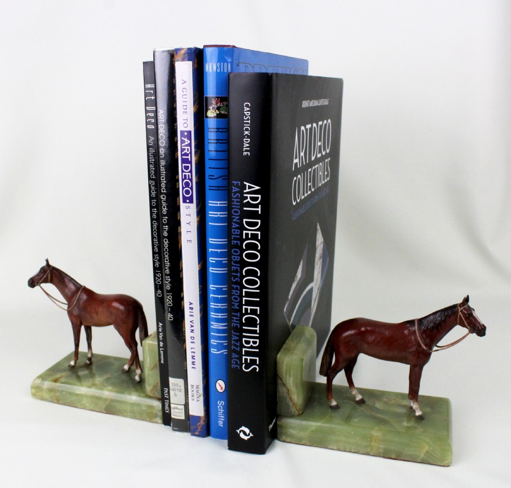 Bronze Viennese Horse Bookends View VI