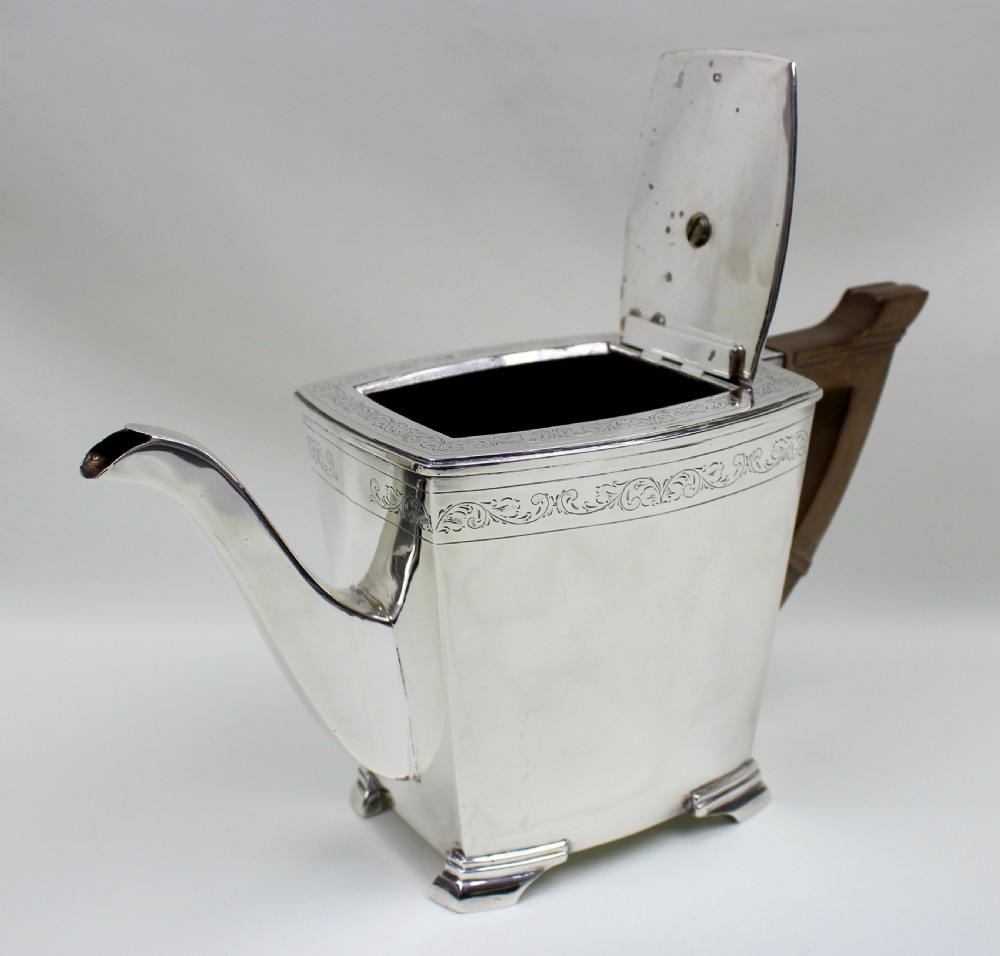 Art Deco Silver Tea Set View III