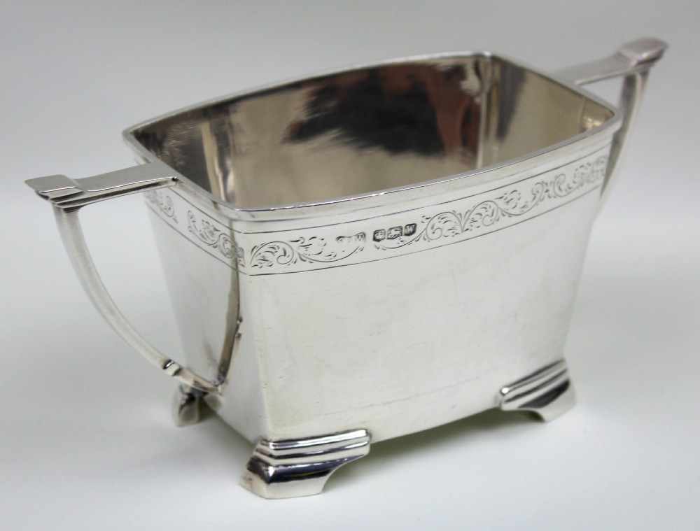 Art Deco Silver Tea Set View V