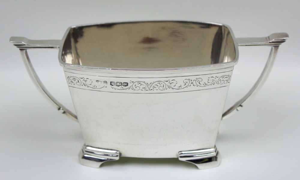 Art Deco Silver Tea Set View VI