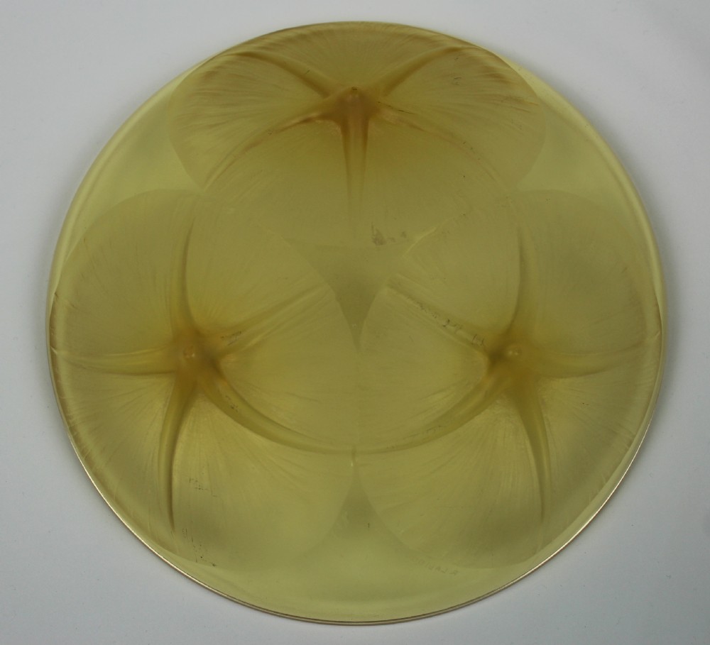 René Lalique Amber Volubilis Bowl View IV