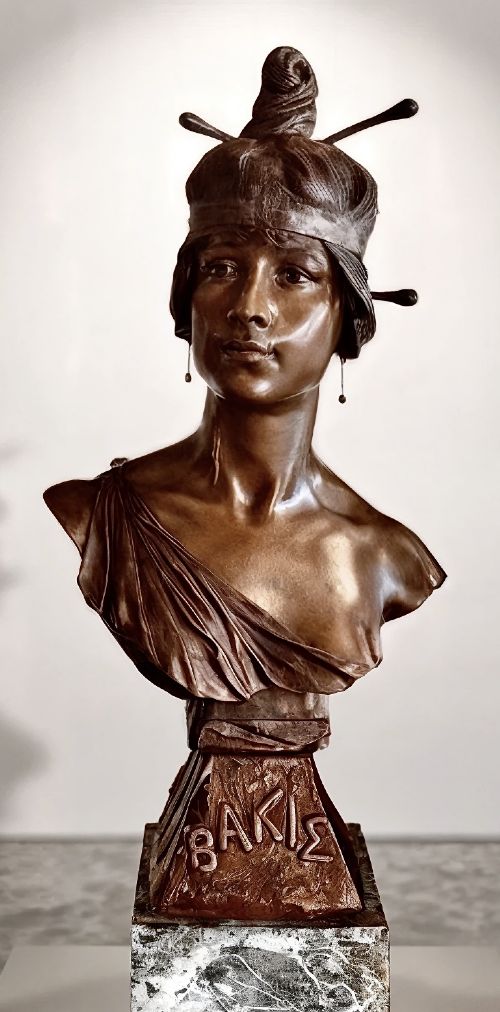 BAKIE BY GEORGESCHARLES COUDRAY 18631932 ART DECO BRONZE - ADDITIONAL PHOTO 2