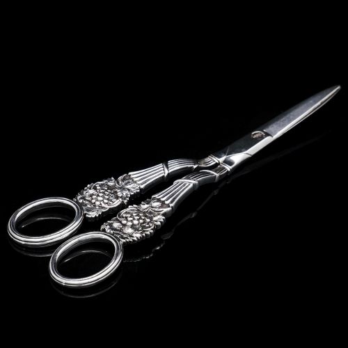 fig 2. Georgian Solid Silver Grape Scissors - William Eley & William Fearn 1816