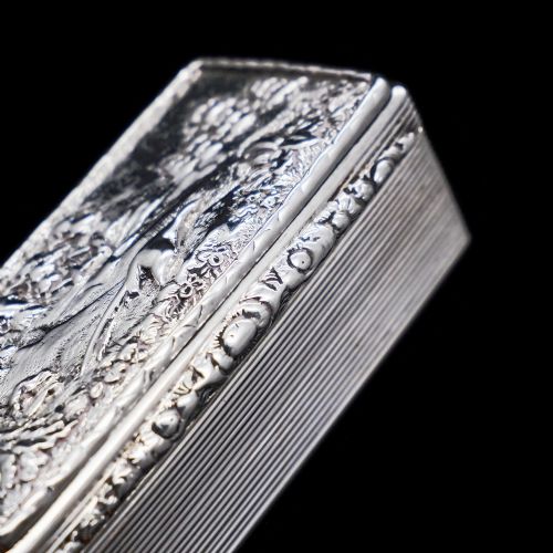 fig 2. A Georgian Solid Silver Snuff Box with Pheasant Scene - Thomas Shaw 1834