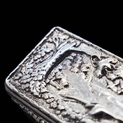 fig 4. A Georgian Solid Silver Snuff Box with Pheasant Scene - Thomas Shaw 1834