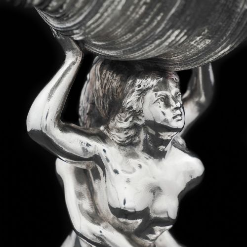fig 5. A Magnificent Victorian Solid Silver Figural Centrepiece Bowl - Henry Lewis 1896