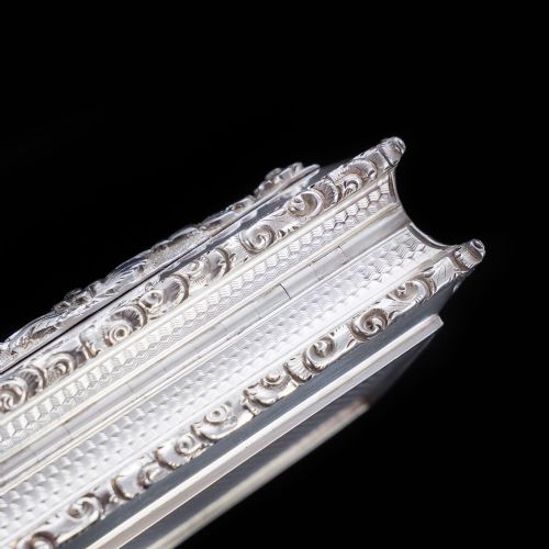 fig 4. A Heavy Solid Silver Table Snuff Box - Francis Clark 1845