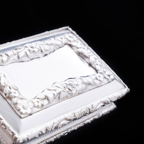 fig 7. A Heavy Solid Silver Table Snuff Box - Francis Clark 1845