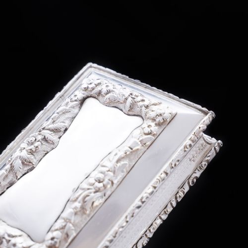 fig 8. A Heavy Solid Silver Table Snuff Box - Francis Clark 1845