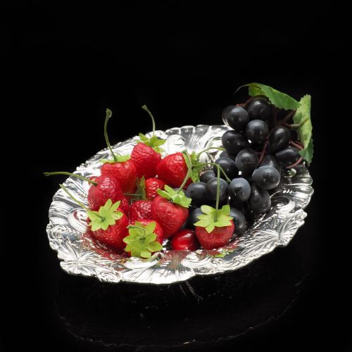 fig 2. An Ornate Victorian Solid Silver Chased Dish - Goldsmiths & Silversmiths Co 1896