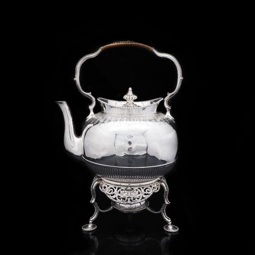 fig 5. Elegant Victorian Solid Silver Tea & Coffee 5-Piece Set - George Fox 1865