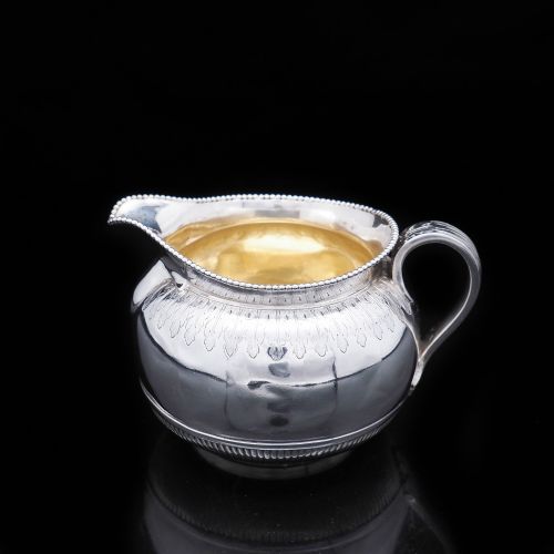 fig 11. Elegant Victorian Solid Silver Tea & Coffee 5-Piece Set - George Fox 1865