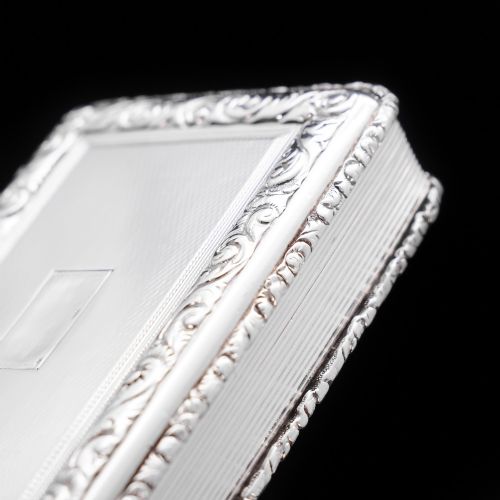 fig 2. Large Georgian Solid Silver Table Snuff Box - Thomas Edwards 1836