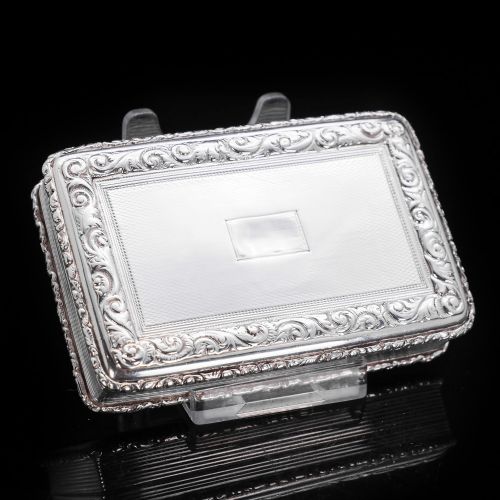 fig 3. Large Georgian Solid Silver Table Snuff Box - Thomas Edwards 1836