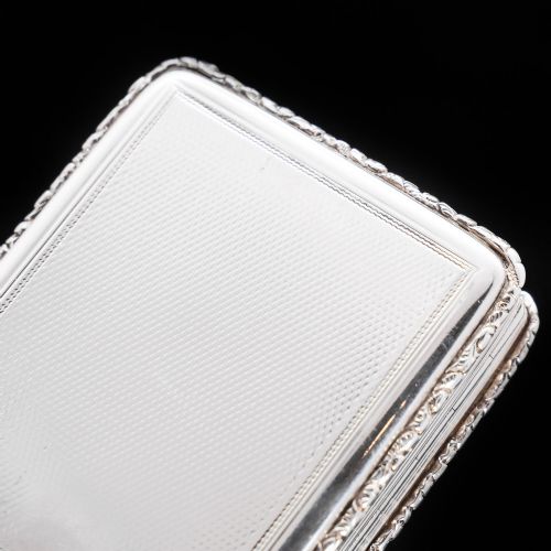 fig 5. Large Georgian Solid Silver Table Snuff Box - Thomas Edwards 1836