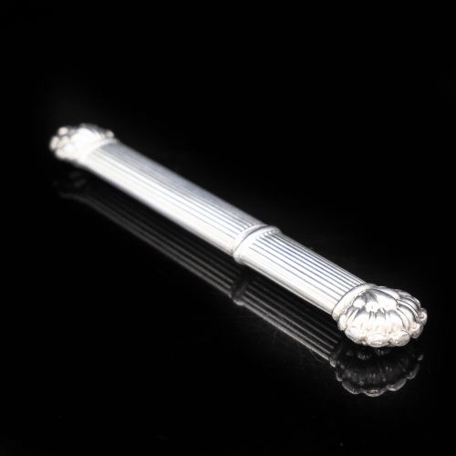 fig 2. Antique French Silver Etui (Needle Case) - c.1819-38