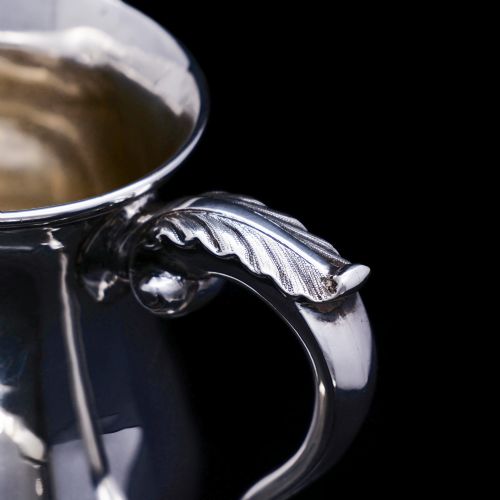 fig 3. Antique Victorian Solid Silver Tankard Baluster Shaped - Henry William Curry 1870