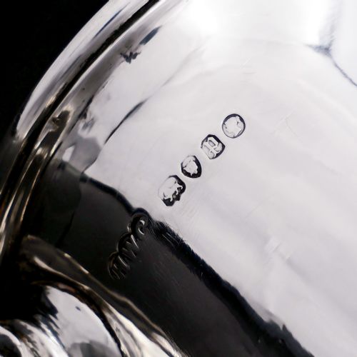 fig 5. Antique Victorian Solid Silver Tankard Baluster Shaped - Henry William Curry 1870
