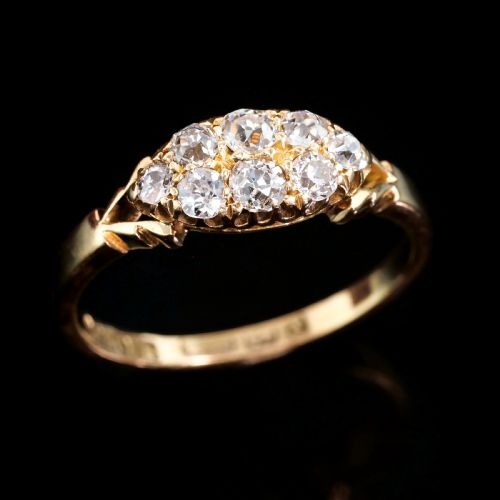 fig 3. Antique Diamond Ring 18ct Gold - Birmingham 1897
