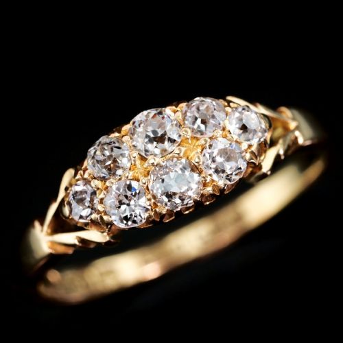 fig 6. Antique Diamond Ring 18ct Gold - Birmingham 1897