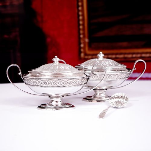 Antique Georgian Sterling Silver Tureens - Neoclassical 1782