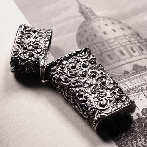 fig 2. Antique Georgian Solid Silver Etui Needle Case - Taylor & Perry 1830