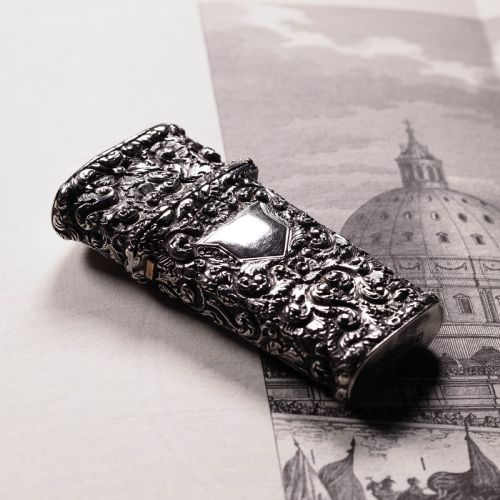 fig 4. Antique Georgian Solid Silver Etui Needle Case - Taylor & Perry 1830