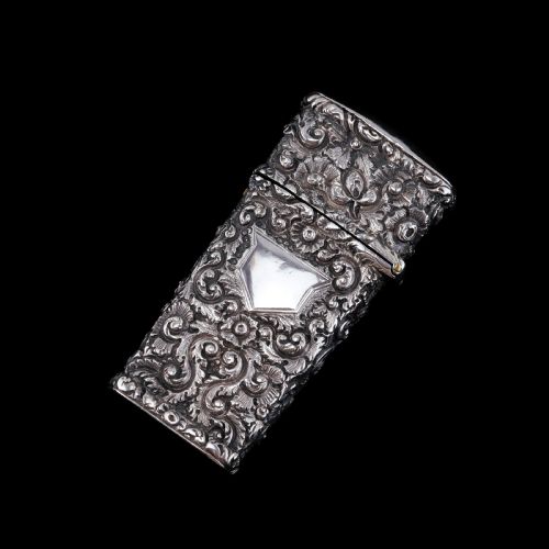 fig 6. Antique Georgian Solid Silver Etui Needle Case - Taylor & Perry 1830