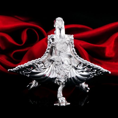 fig 4. Antique Solid Silver Rococo Shell Dish in the Manner of Paul de Lamerie - 1908