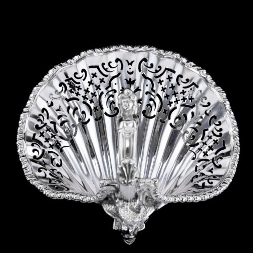 fig 5. Antique Solid Silver Rococo Shell Dish in the Manner of Paul de Lamerie - 1908