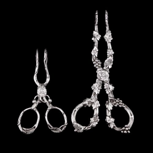 fig 2. An Immaculate Georgian Solid Silver Sugar Tongs/Tea Tongs Naturalistic Style - 1836
