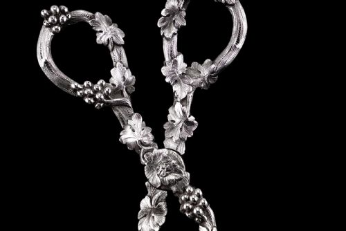 fig 4. An Immaculate Georgian Solid Silver Sugar Tongs/Tea Tongs Naturalistic Style - 1836