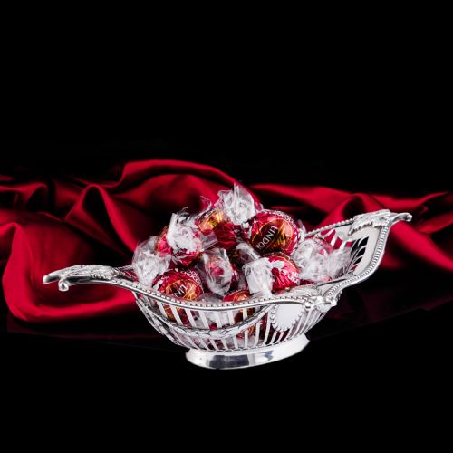 fig 5. Antique Victorian Solid Silver Bowl/Basket in Neoclassical Style - William Hutton & Sons 1899